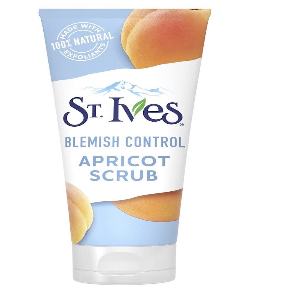 St Ives exfoliante facial suave con albaricoque, bote de 150 ml para exfoliar suavemente la piel.