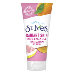 St. Ives exfoliante piel radiant limon rosa para piel luminosa
