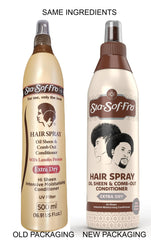 Sta-Sof-Fro aerosol capilar, uso diario para cabello seco, mejora manejo y nutrición.