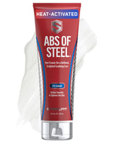 SteelFit Abs definición crema: definición visible y tono en la zona abdominal al tacto.