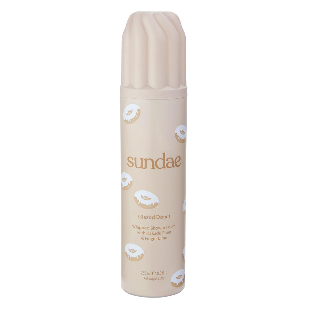 Sundae espuma ducha batido donut glaseado, aroma suave para pieles sensibles