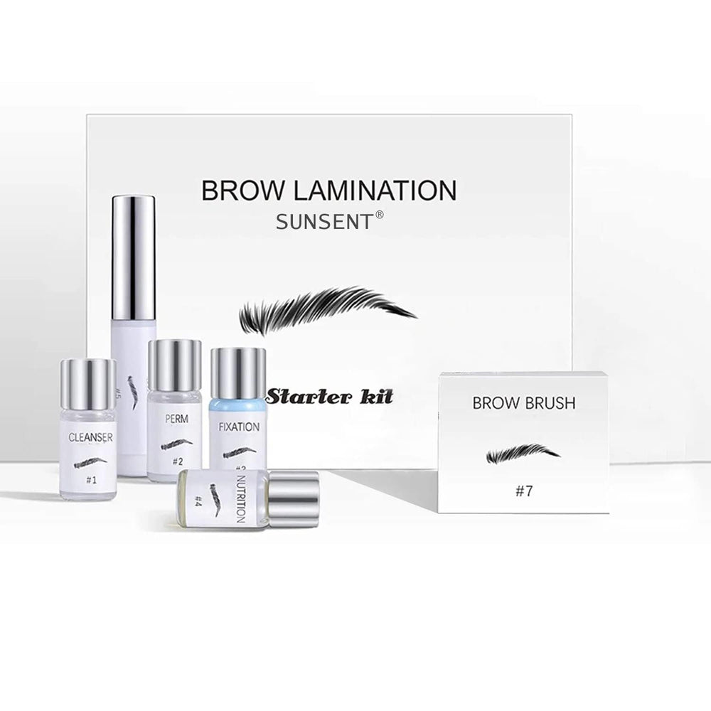 SUNSENT kit de laminación de cejas, empaque compacto para uso en casa