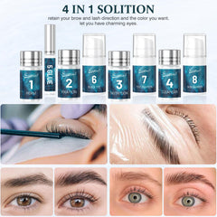 SUNSENT Lash Lift Kit resultados ojos: efecto similar al rizador sin esfuerzo.
