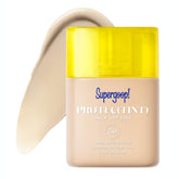 Protec(tint) SPF50 de Supergoop! muestra textura ligera para tono uniforme