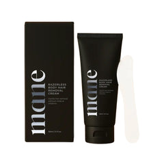 Superior Mane crema depilatoria sin afeitado para piel suave y saludable.
