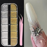 SUTOKAKA caviar doradas 0.6 mm para acabado fino en uñas