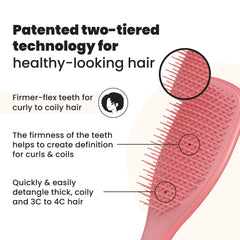 Tangle Teezer Ultimate, dientes de dos niveles, cuida rizos y reduce tirones