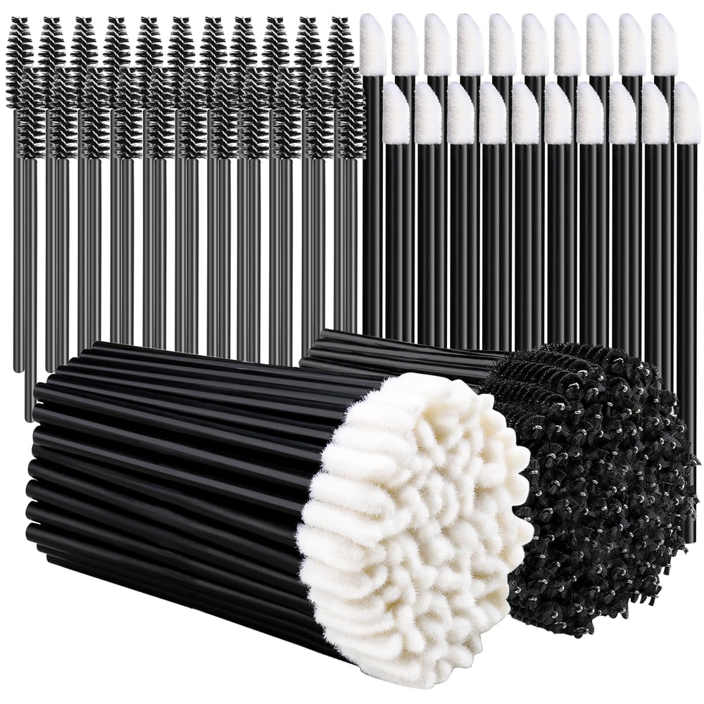 Teenitor aplicadores descartables para rimel, 200 piezas, ideal para pruebas en clientes.