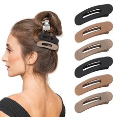 Teenmang clips cabello plano para mujer, sujecion segura sin dañar el cabello.