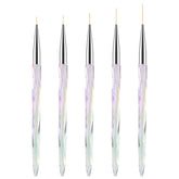Pincel delineador TEOYALL de 7 mm para trazos finos en gel.