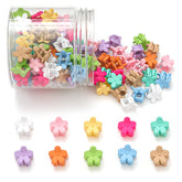 Tetizo mini clip flor colores brillantes: accesorio para peinados diarios.