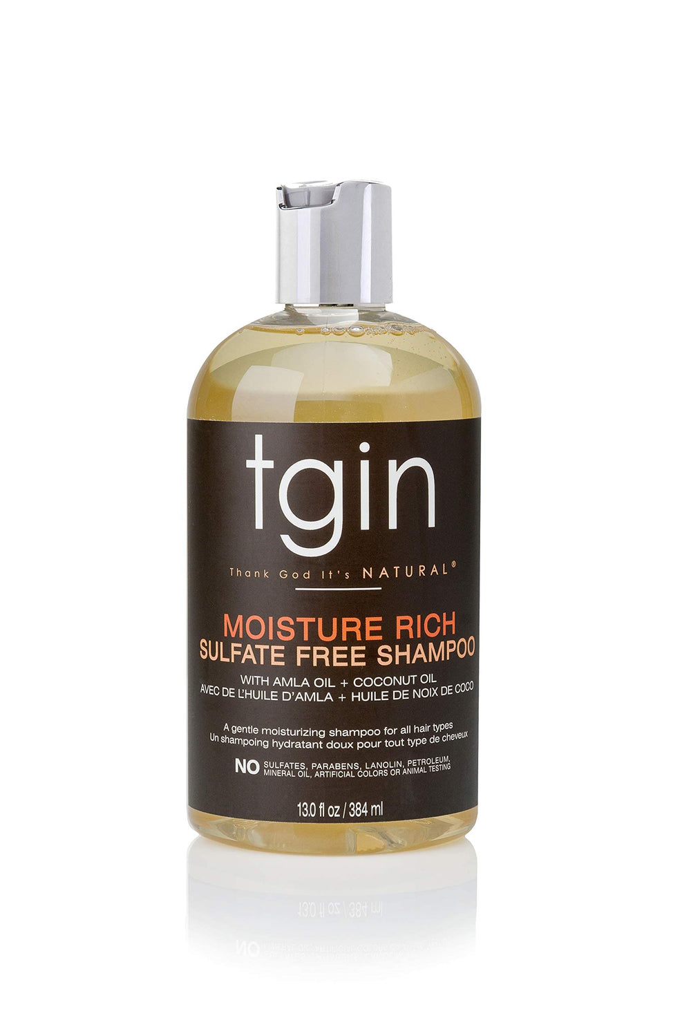 tgin champú sin sulfatos para hidratación natural del cabello