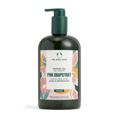 The Body Shop Gel de Ducha Pomelo Rosa en botella 750 ml, limpieza suave.