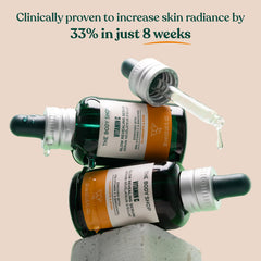 Textura ligera del serum The Body Shop que se absorbe rápidamente.