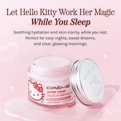 La mascarilla gelée con infusión de fresa de The Crème Shop aporta calma y tono suave.