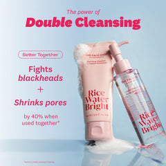The Face Shop Rice Water Bright Duo: fórmula vegana adecuada para todo tipo de piel.