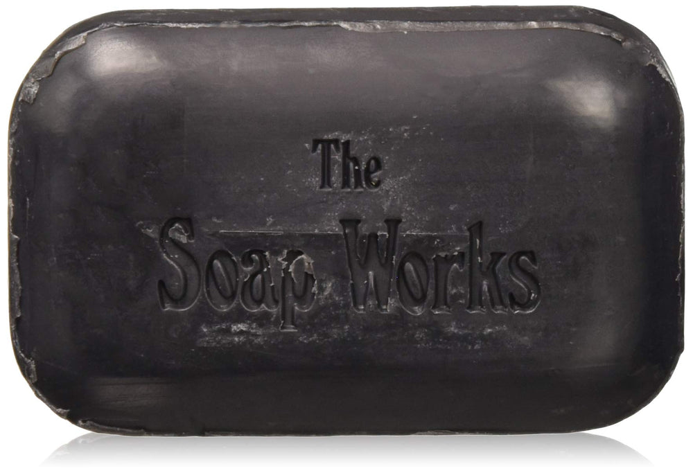 THE SOAP WORKS jabón barra alquitrán — empaque limpio para piel sensible.