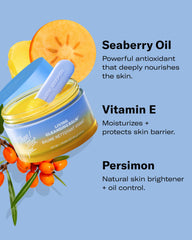 Then I Met You Living Cleansing Balm, ingredientes seaberry y oliva que cuidan la barrera cutánea.