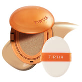 TIRTIR Mask Fit AI Filter Cushion empaque, fácil selección de tono para inicio rápido.