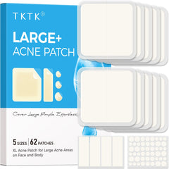 Parche TKTK para la cara, XL 60 mm, ideal para granos grandes.