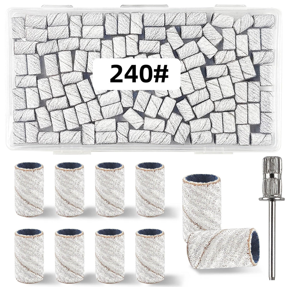 TKYZMS: conjunto de 100 bandas de lijado para uñas, ideal para salones profesionales.