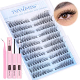 TNFVLONEINS conjunto de pestañas naturales para un look suave.