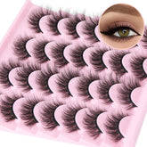 Pestañas TNFVLONEINS con ojo gato, 14 mm, para un look definido