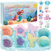Toidgy bombas de baño sirena con sorpresa interior, ideal para hacer divertida la hora del baño.