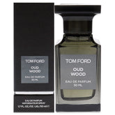Tom Ford Oud Wood EDP botella frontal, fragancia sofisticada para diario