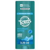 Tom’s of Maine Mountain Spring frente, desodorante natural para uso diario