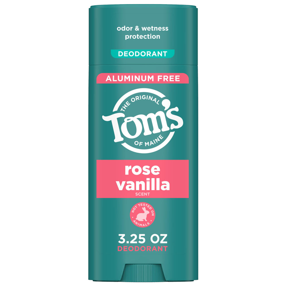 Tom's of Maine Rose Vanilla desodorante natural en barra para uso diario sin aluminio