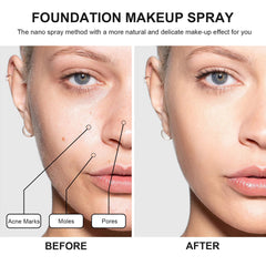 Topcent Airbrush Foundation Spray: esponja de maquillaje para aplicación uniforme