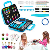 Toysical kit esmaltes con diseños de uñas para niñas creativas y seguras.
