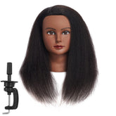 Traininghead: cabeza de maniquí con cabello real para practicar peinados y estilismo