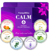 TranquilBliss lavanda: tableta de ducha para relajación y aroma duradero