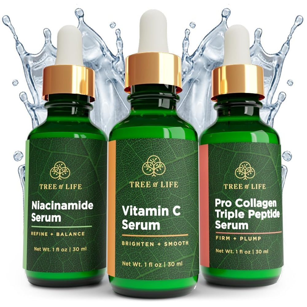 Sérum Vitamina C de Tree of Life Beauty para iluminar la piel.