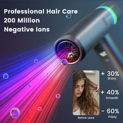 Diseño ergonómico y ligero del secador Tresses Touch