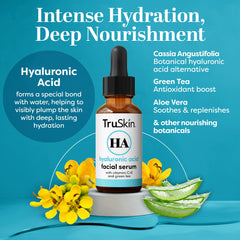Ingredientes clave TruSkin: Vitamina C, Cica, té verde y Aloe para luminosidad y calma de la piel.