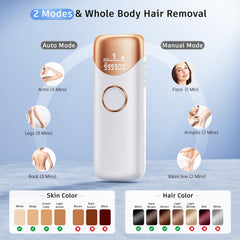 Uso en cuerpo completo con Ubroo IPL para piernas y áreas sensibles.
