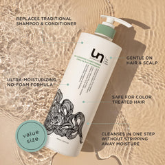 Textura cremosa de Unwash Bio-Limpiador-Acondicionador para deslizamiento suave