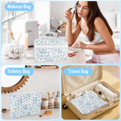 URSKYTOUS neceser maquillaje grande con gran capacidad, perfecto para productos de cuidado diarios.
