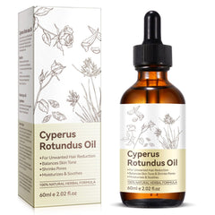 Uruses Cyperus Rotundus Oil droplets on skin showing gentle application.