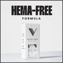 V Beauty Pure Gel delineador Libre de HEMA: acabado sin limpiar tras curado, ideal para uñas rápidas.