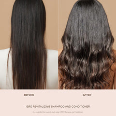 VEGAMOUR GRO Revitalizing Shampoo: aplicación de espuma para cuero cabelludo saludable