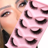 Pestañas Veleasha ojo de gato natural para un look versátil y definido