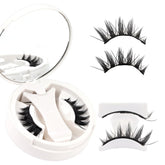 Pestañas magnéticas VELEASHA con densidad natural para un look suave.