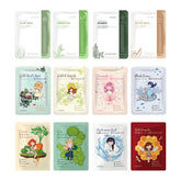 Veraclara mascarilla coreana 12combo presentación para cuidado suave.
