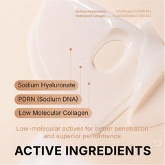 VIABEAUTY Ingredientes PDRN Hialuronico Niacinamida: hidratación equilibrante
