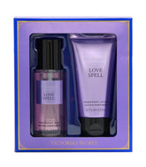 Victoria's Secret Love Spell dúo regalo caja, ideal para sorprender en ocasiones especiales.
