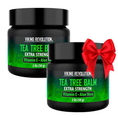Crema Viking Revolution con aceite de árbol de té en envase de 2 oz para piel sensible
